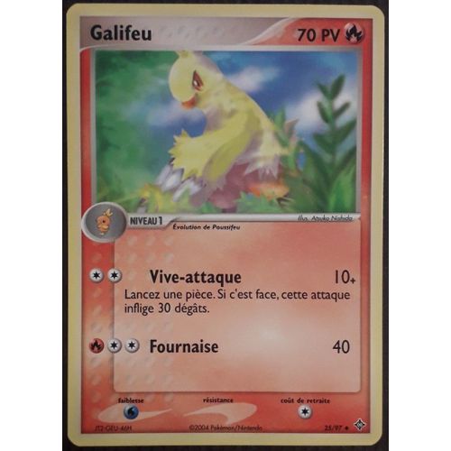 Carte Pokémon Galifeu 25/97 - Ex Dragon (Fr)