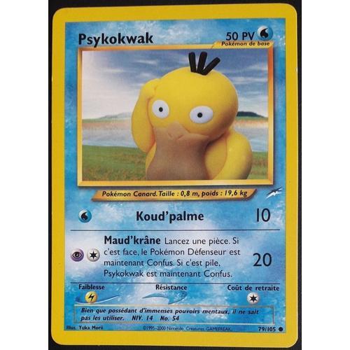 Carte Pokémon Psykokwak 79/105 - Neo Destiny Wizards (Fr)