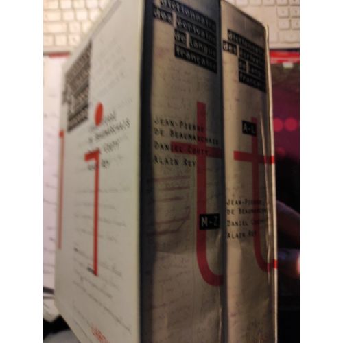 Dictionnaire Des Ecrivains De Langue Francaise-2 Volumes Larousse-J.P.De Beaumarchais-Daniel Couty-Alain Rey