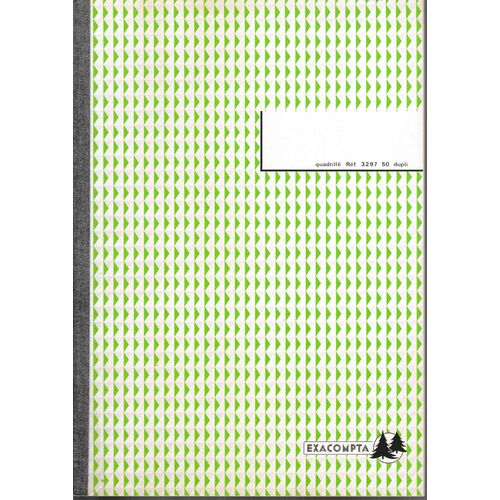 Exacompta Quadrille Ref 3297 50 Dupli
