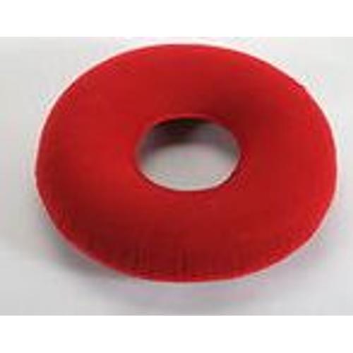 COUSSIN GONFLABLE rond rouge