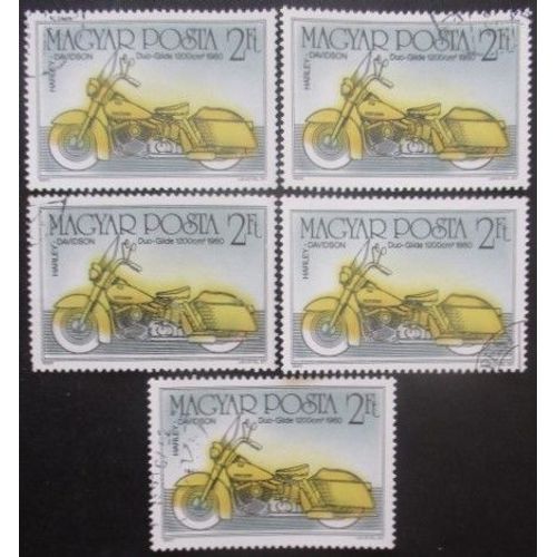 Hongrie N°3018 X 5 Oblitéré