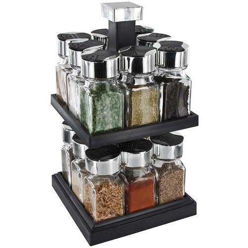 Carrousel À Épices Tournant 16 Pots De 10 Cl