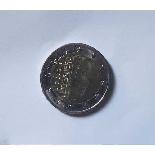 Piece De 2 Euros Luxembourg 2002
