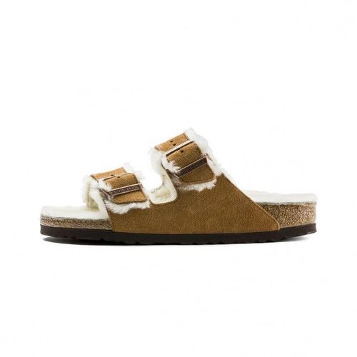 Sandale Birkenstock Arizona Fur Mink