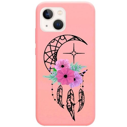 Coque Rose Iphone 14 Plus Dreamcatcher Lune