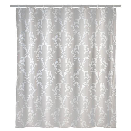 Rideau De Douche Anti-Moisissure Baroque - Polyester - 180 X 200 Cm - Beige