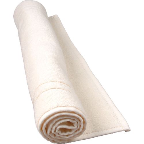 Tapis De Bain 50 X 80 Cm En Coton Couleur Ecru