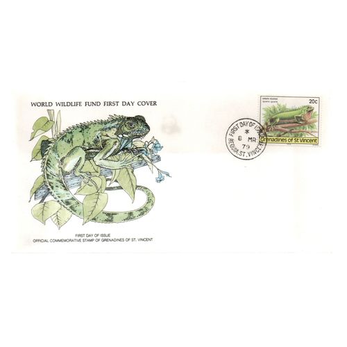Grenadines Of St Vincent Animaux En Danger 5 Fdc 1979