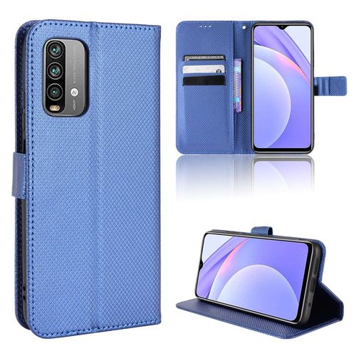 Coque Xiaomi Redmi 9t,Etui Pour Xiaomi Redmi 9t,Coque En Cuir Pour Xiaomi Redmi 9t,Convient A Etui La Xiaomi Redmi 9t,Bleu