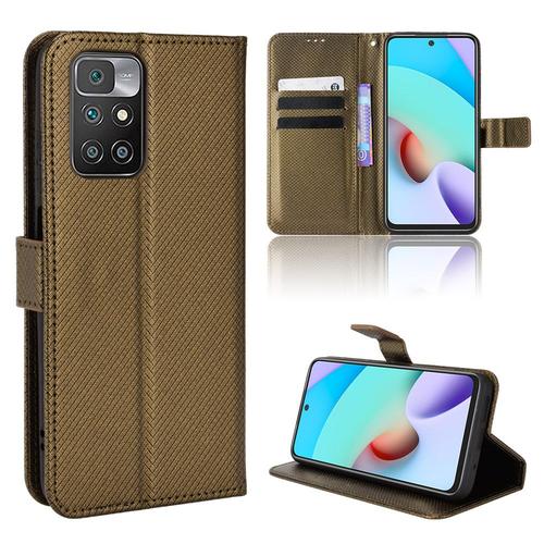 Coque Xiaomi Redmi 10,Etui Pour Xiaomi Redmi 10,Coque En Cuir Pour Xiaomi Redmi 10,Convient A Etui La Xiaomi Redmi 10,Cuivre