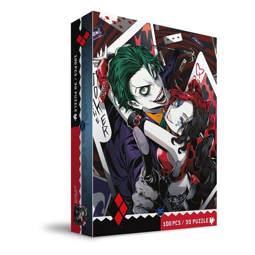Dc Comics - Joker & Harley Quinn " Manga " - Puzzle 100p '23x31cm'