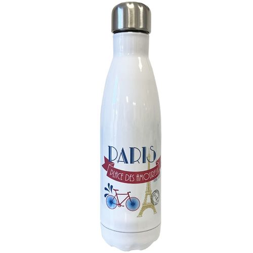 Bouteille Isotherme Paris Place Des Amoureux En Inox