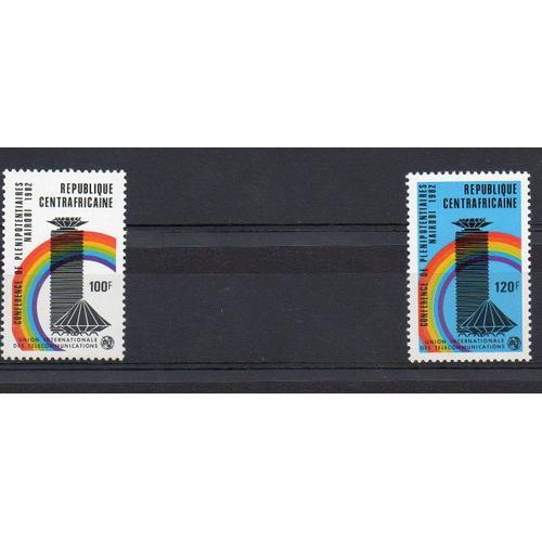 Centrafrique Timbres Conférence De Nairobi 1982