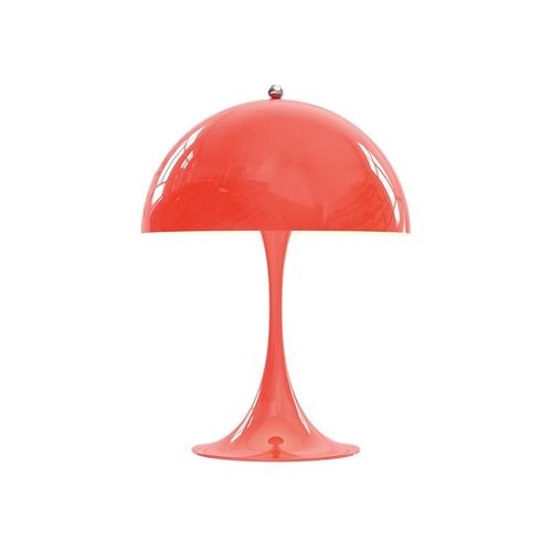 Louis Poulsen Lampe De Table Panthella Mini (Corail - Acrylique Opalin Verni Et Aluminium)