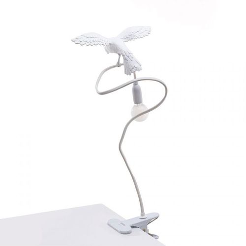 Seletti Lampe De Table Sparrow Avec Serrer (Cruising - Résine Et Métal)
