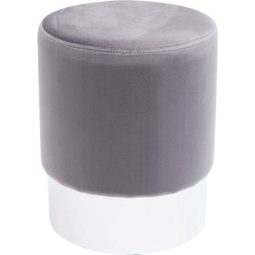 Tabouret Cherry Gris Clair Et Chrome Kare Design