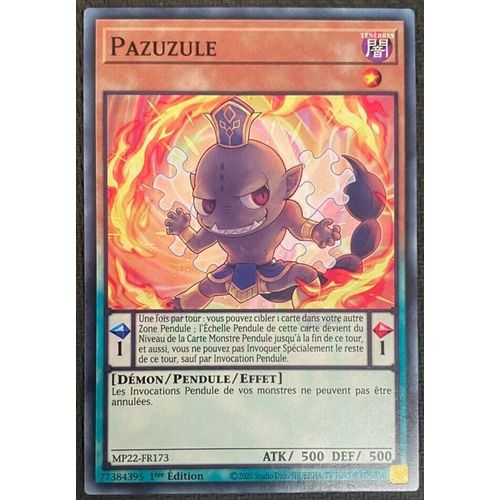 Yu Gi Oh Mp22 Fr173 Pazuzule