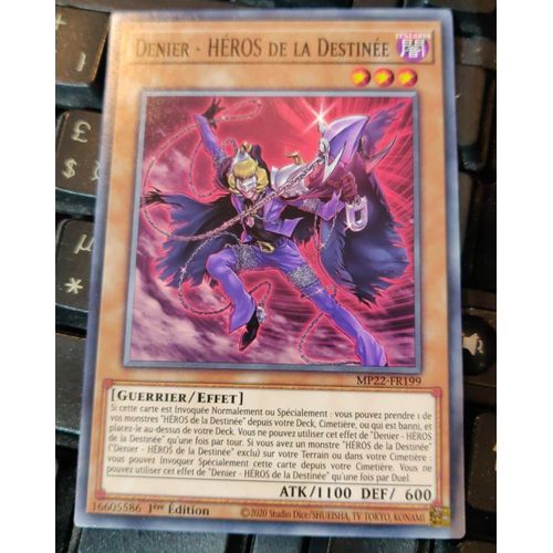 Yu Gi Oh Mp22 Fr199 Denier Heros De La Destinée