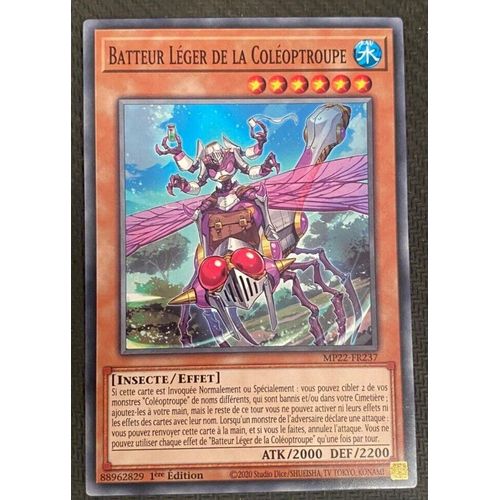 Yu Gi Oh Mp22 Fr237 Batteur Léger De La Coléoptroupe
