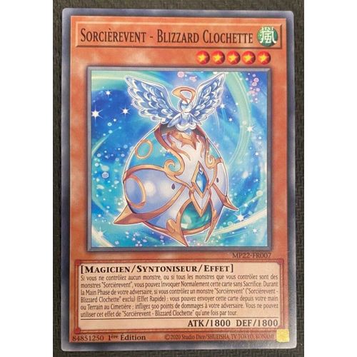 Yu Gi Oh Mp22 Fr007 Sorcièrevent Blizzard Clochette