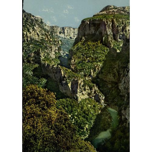 Carte Postale De Rougon (Alpes De Haute-Provence) Gorges Du Verdon, Le Grand Canyon, Le Défilé Des Baumes-Fères (Réf.16)