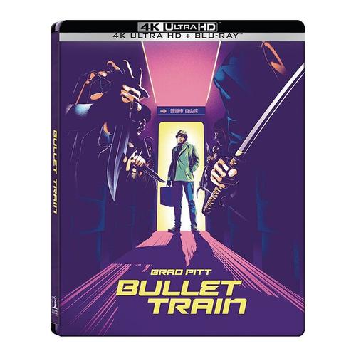 Bullet Train - 4k Ultra Hd + Blu-Ray - Édition Boîtier Steelbook