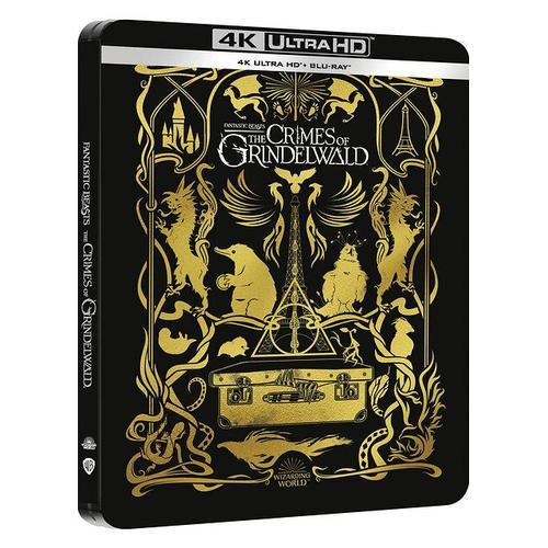 Les Animaux Fantastiques : Les Crimes De Grindelwald - Édition Limitée Steelbook 4k Ultra Hd + Blu-Ray