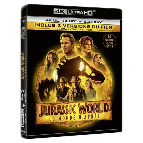 Jurassic World : Le Monde D'après - 4k Ultra Hd + Blu-Ray - Version Longue