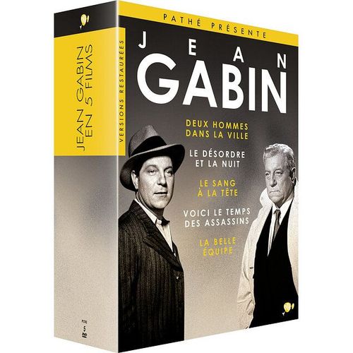 Jean Gabin - Coffret : La Belle Équipe - Voici Le Temps Des Assassins + Le Sang À La Tête + Le Désordre Et La Nuit + Deux Hommes Dans La Ville - Pack