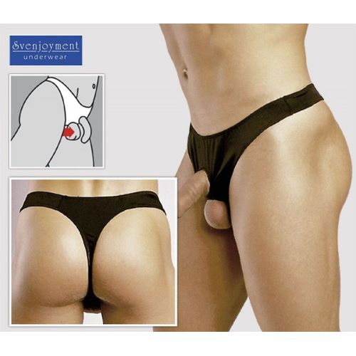 String Homme - Push Up Pour Testicules - Pénis Visible - Extra Large - Xl