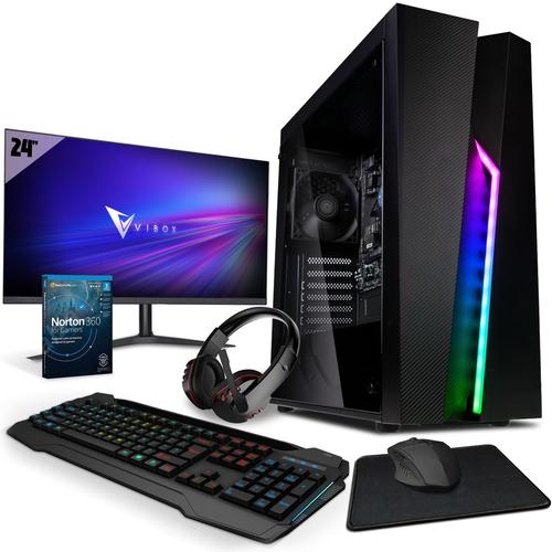 Vibox VI-36 PC Gamer - 24"" Écran Pack - AMD Athlon PRO 300GE Processeur - Radeon Vega 3 Graphiques - 8Go RAM - 1To HDD - Windows 11 - WiFi