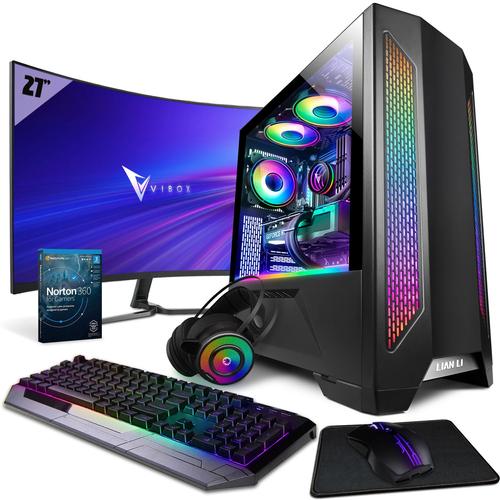 Vibox IV-10 PC Gamer SG-Series - 27"" 144Hz Écran Pack Incurvé - 6 Core Intel i5 12400F - Nvidia RTX 3050 8Go Carte Graphique - 16Go RAM - 1To NVMe M.2 SSD - Windows 11 - WiFi