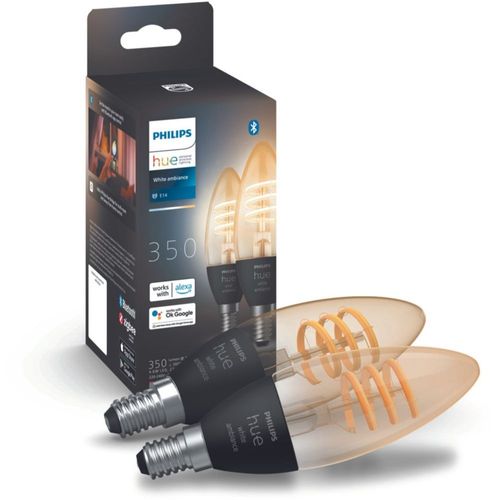 Ampoule Connectée Philips Hue Wa E14 4.9w Filament X2