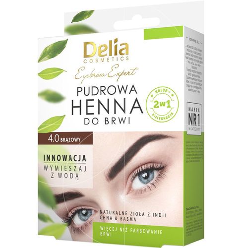 Delia Cosmetics - Henn? Pour Les Sourcils En Poudre - 4.0 Marron - 4g 