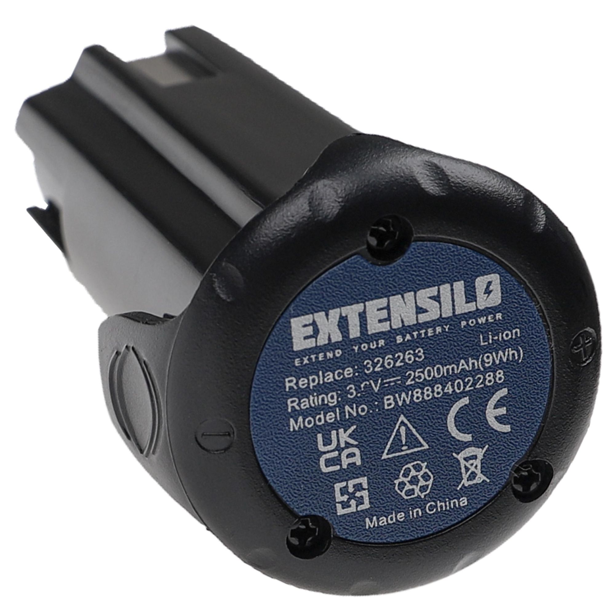 EXTENSILO Batterie compatible avec Bostitch GFN1664K outil électrique, visseuse sans fil, cloueur (2500 mAh, Li-ion, 3,6 V)