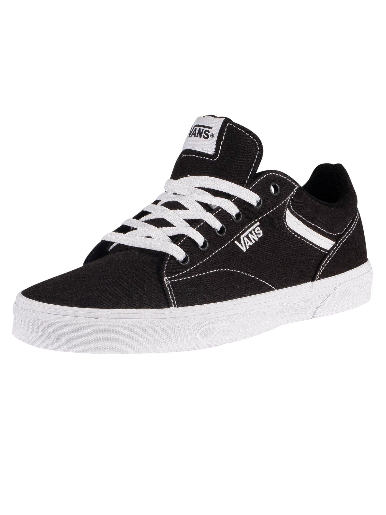 Chaussures Vans Baskets En Toile Seldan Noir