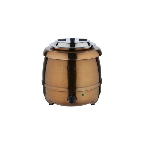 Marmite acier à soupe 10 litres cuivrée, 450 W, 220 V - MONO