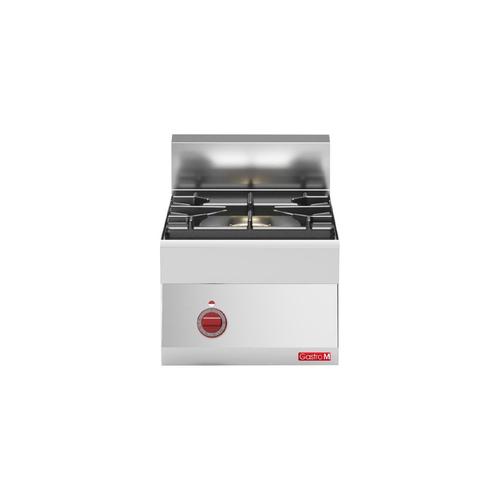 Fourneau inox à gaz 1 feu vif, 7500 W, GAZ