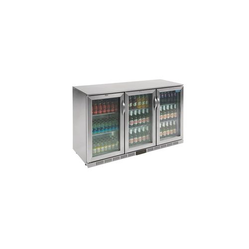 Arrière-bar 3 portes battantes vitrées 330 Litres, 350 W, 220 V - MONO