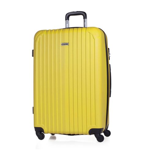 Valise Trolley 76 Cms En ABS. Rigide Et Légère. Poignée Télescopique, 2 Anses Rétractables, 4 Roues. Taille Grande XL. Cadenas À Combinaison T71570