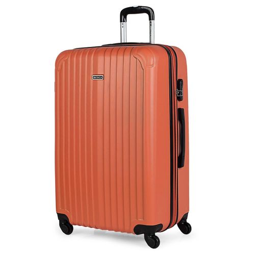 Valise Trolley 76 Cms En ABS. Rigide Et Légère. Poignée Télescopique, 2 Anses Rétractables, 4 Roues. Taille Grande XL. Cadenas À Combinaison T71570