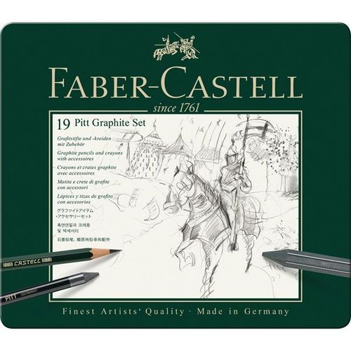 Faber-Castell - Set Pitt Graphite Tin Of 19 (112973)