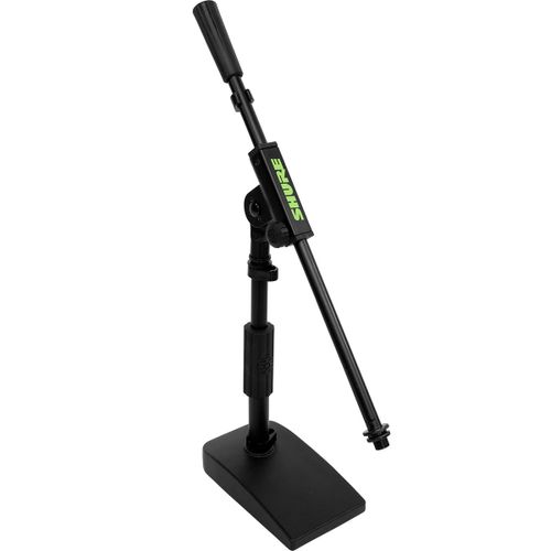 Pied de Micro Bas Compact Réglable en Hauteur avec Perche - Shure by Gator ASG SH-DESKTOP2