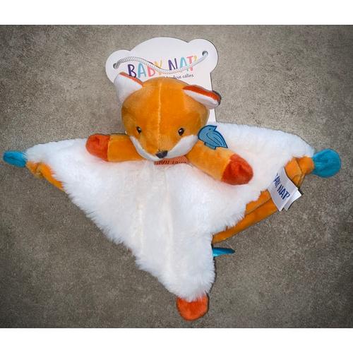 Doudou Renard Roméo Baby Nat¿ Plat Jouet Bébé Peluche Animal Comfort Plush Fox