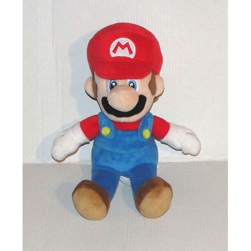 Doudou Super Mario Bros Nintendo San Ei Co Ltd - Peluche Mario Du Jeu 22 Cm