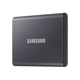 Samsung T7 MU-PC500T - SSD - chiffré - 500 Go - externe (portable) - USB 3.2 Gen 2 (USB-C connecteur) - AES 256 bits - gris titan