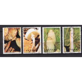 Guyana 1990 Les Champignons Serie Oblitere