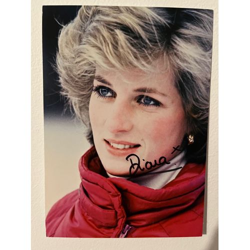 Autographe Princesse Diana 