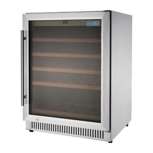 Cave à vin dessous de comptoir 125 Litres inox, 70 W, 220 V - MONO